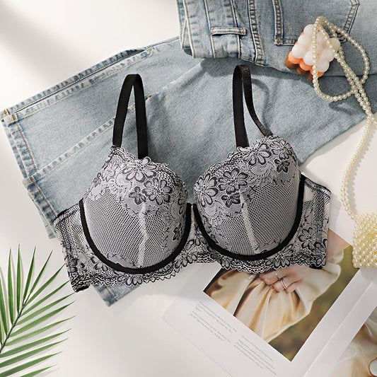 Women’s Floral Lace Underwire Bra | Elegant Support – Velora Collection