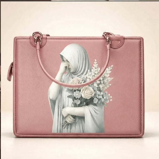 Floral Printed Faux Leather Tote Bag for Women | Everyday | Velora Collection