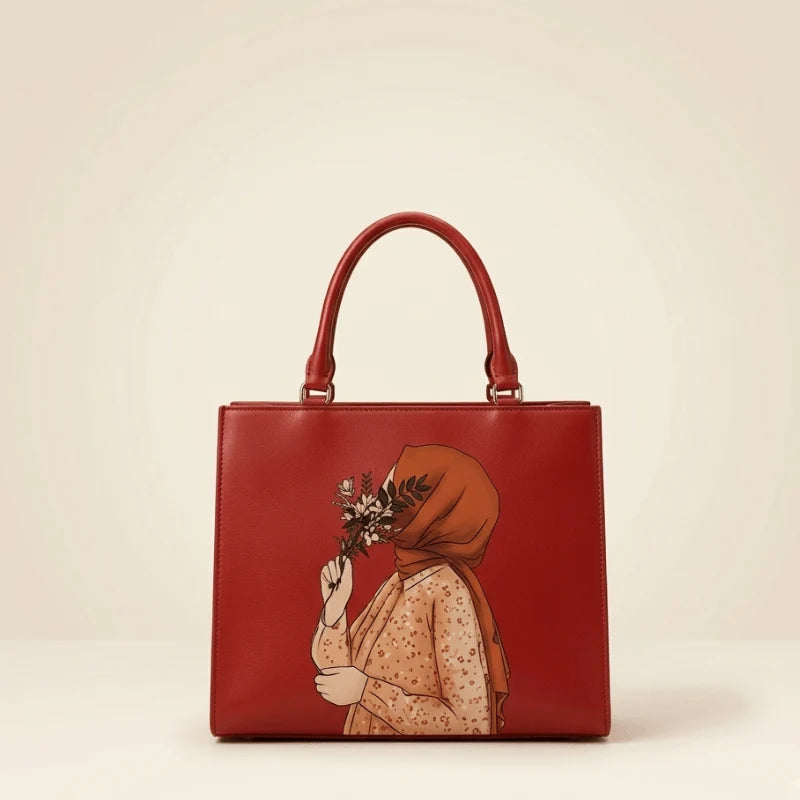 Women’s Printed Tote Bag | Stylish Large Shoulder Handbag | Velora Collection