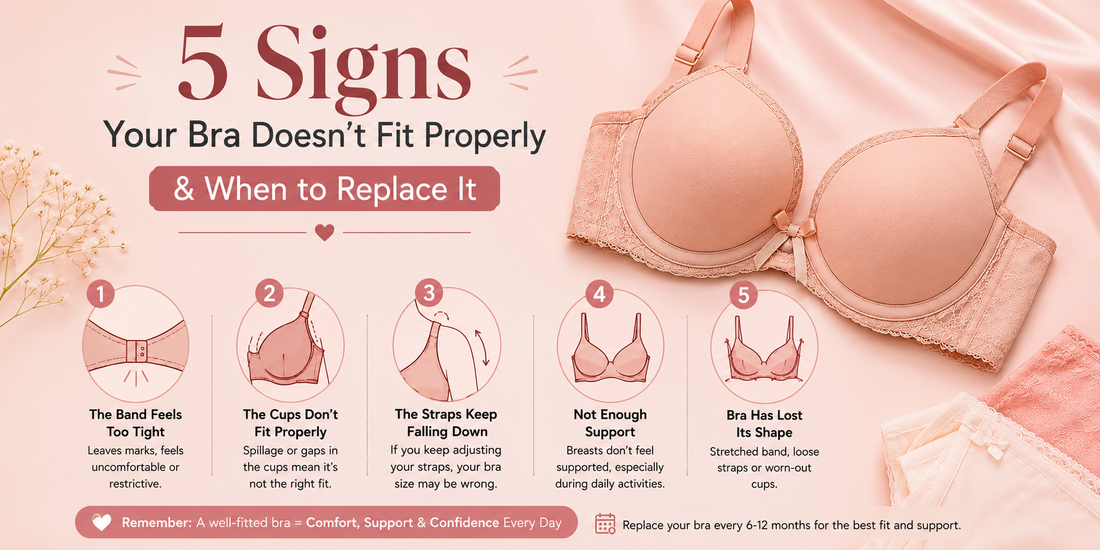 5 Signs Your Bra Doesn’t Fit Properly | Bra Fitting Guide for Women