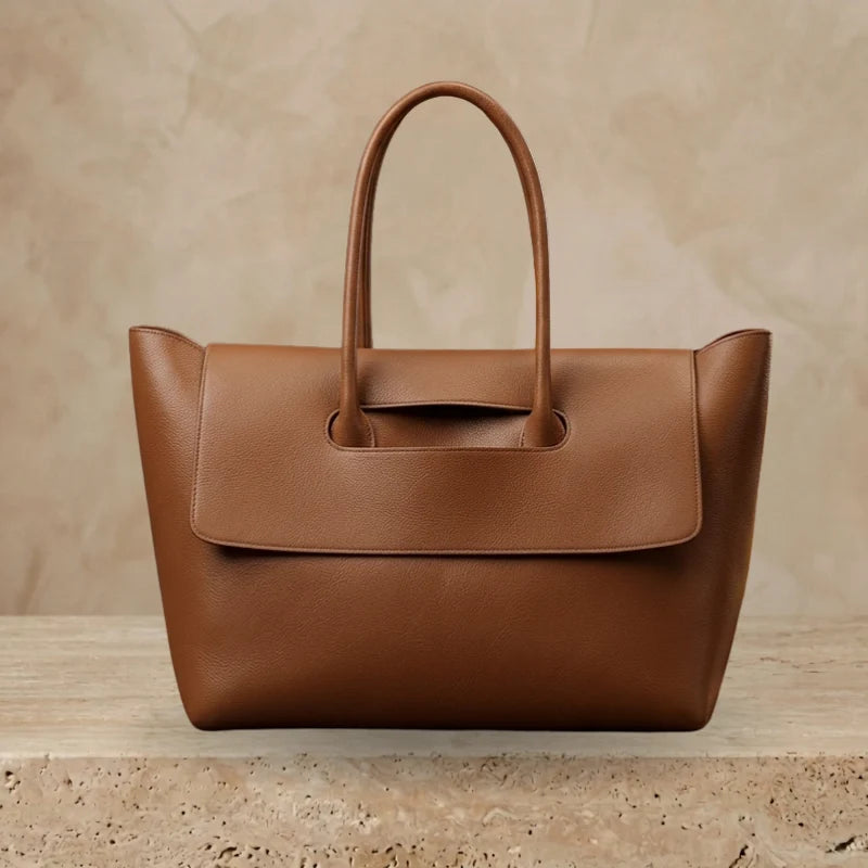 Women’s Leather Tote Bag | Elegant Shoulder Handbag – Velora Collection VC-066