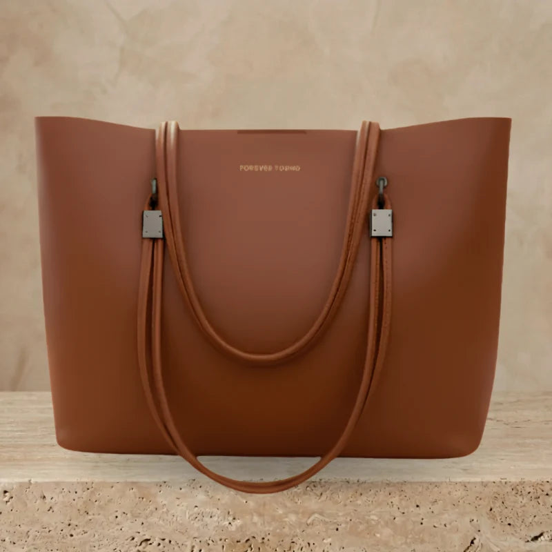 Vegan Leather Handbag | Stylish Everyday Shoulder Bag – Velora Collection VC-043