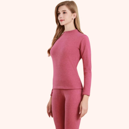 Women's Thermal 2-Piece Set | Full Sleeve Top & Matching Trouser for Winters