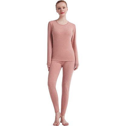 Women’s Pink Thermal Underwear Set | Warm & Comfortable – Velora Collection