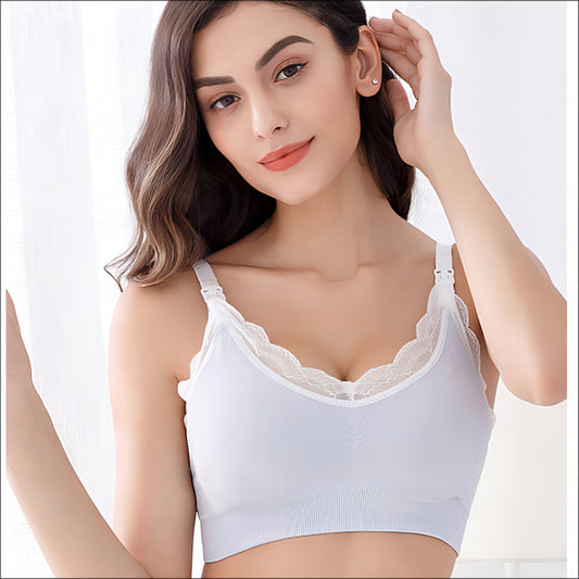 Women’s Lace Nursing Bra | Seamless Maternity Bra – Velora Collection