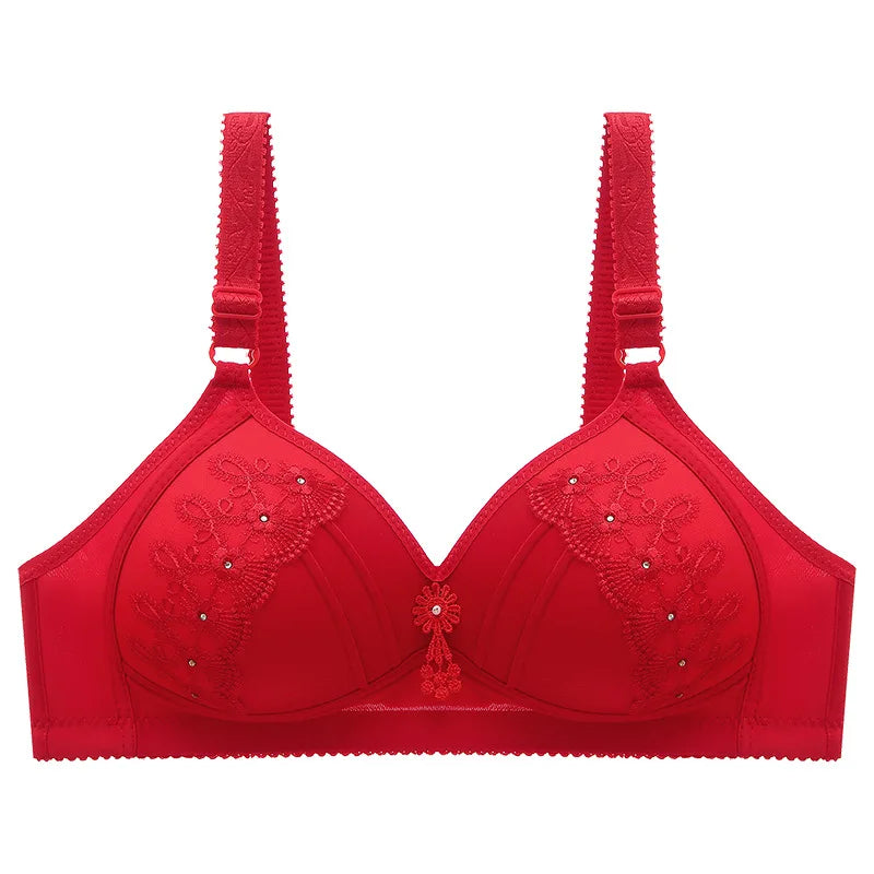 Women's Elegant Lace Embroidered Bra – Soft, Stylish & Comfortable Everyday