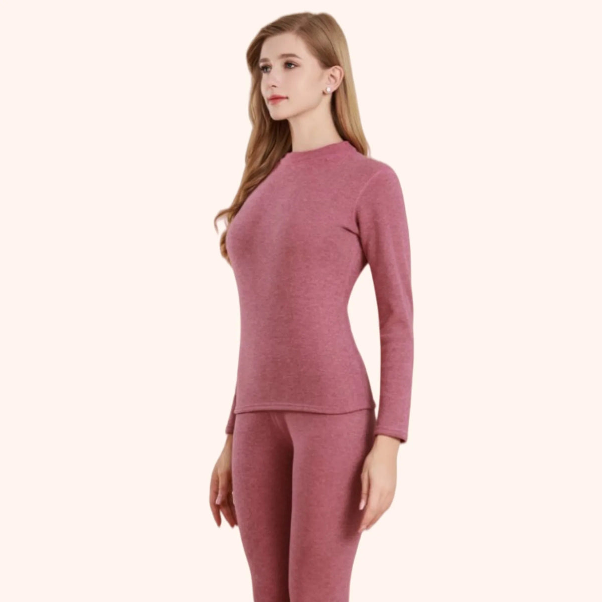 Women's Thermal 2-Piece Set | Full Sleeve Top & Matching Trouser for Winters