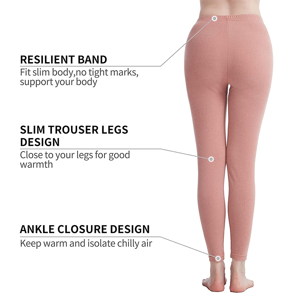 Women’s Pink Thermal Underwear Set | Warm & Comfortable – Velora Collection