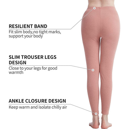 Women’s Pink Thermal Underwear Set | Warm & Comfortable – Velora Collection