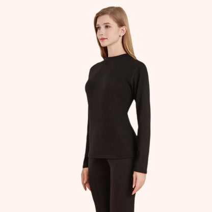 Women's Thermal 2-Piece Set | Full Sleeve Top & Matching Trouser for Winters