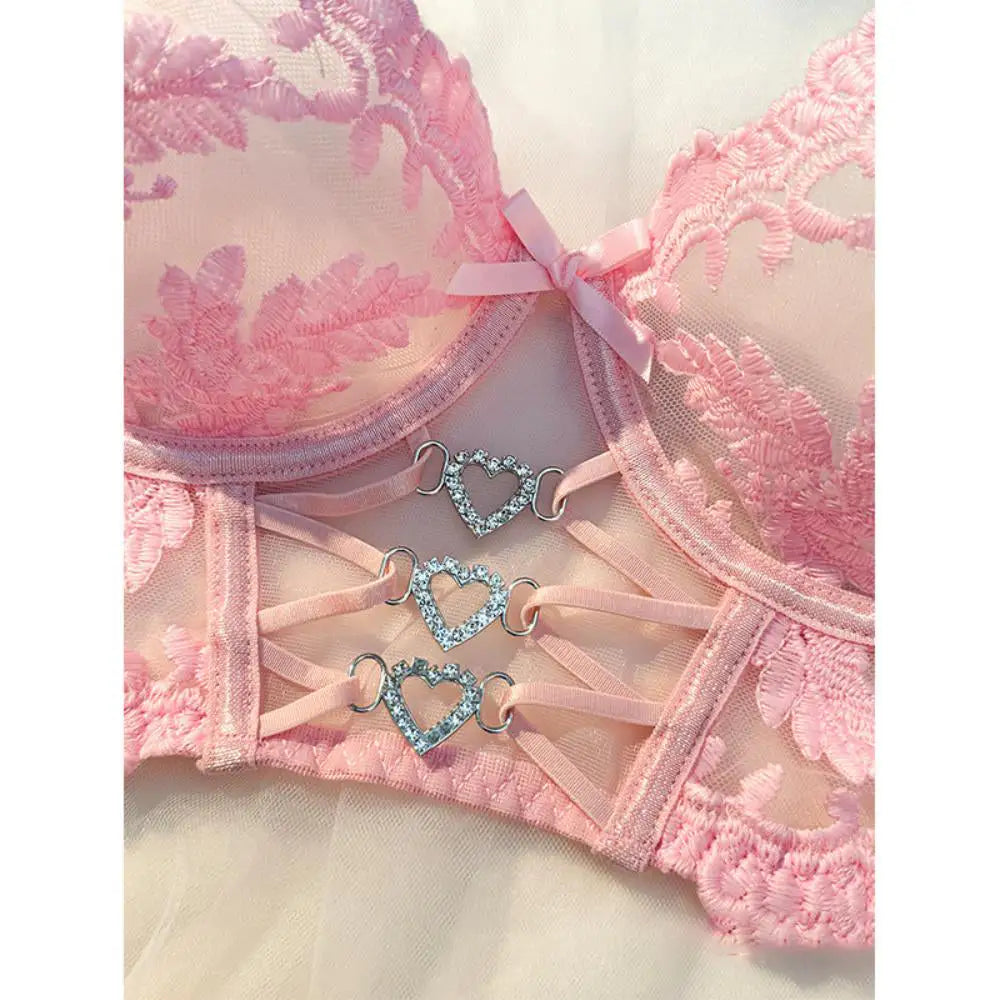 Women’s Lace Bra & Panty Set | Elegant Floral Lingerie – Velora Collection