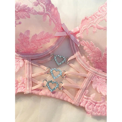 Women’s Lace Bra & Panty Set | Elegant Floral Lingerie – Velora Collection