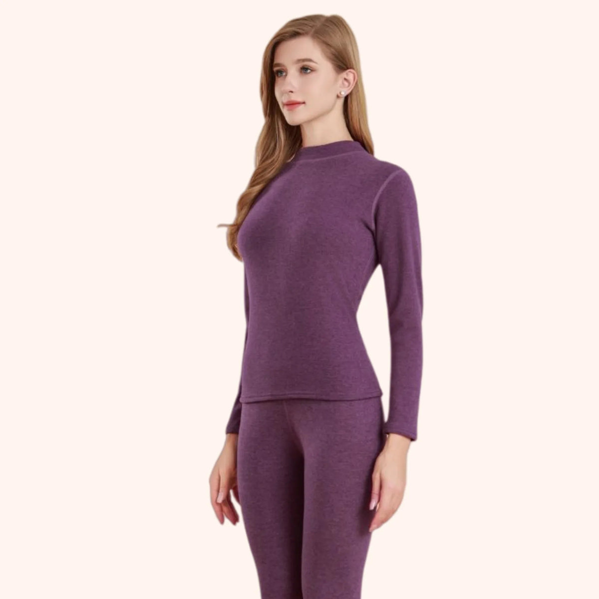 Women's Thermal 2-Piece Set | Full Sleeve Top & Matching Trouser for Winters