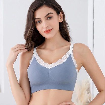Women’s Lace Nursing Bra | Seamless Maternity Bra – Velora Collection