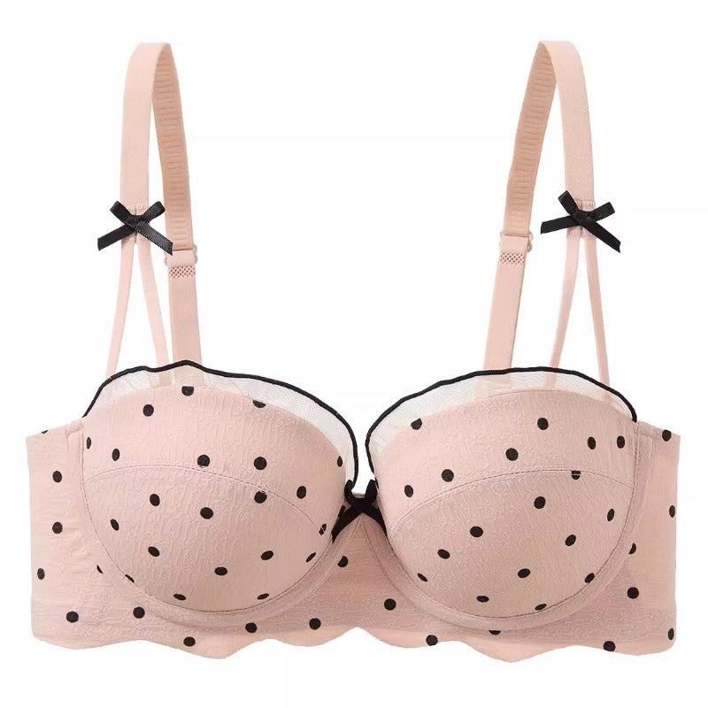 Women’s Polka Dot Padded Bra | Cute Lace Lingerie – Velora Collection