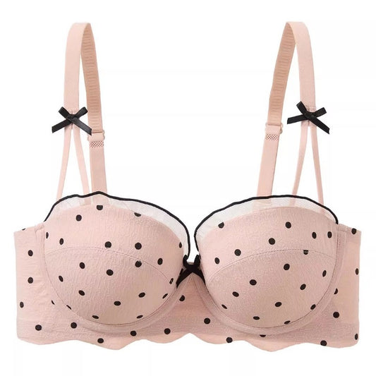 Women’s Polka Dot Padded Bra | Cute Lace Lingerie – Velora Collection