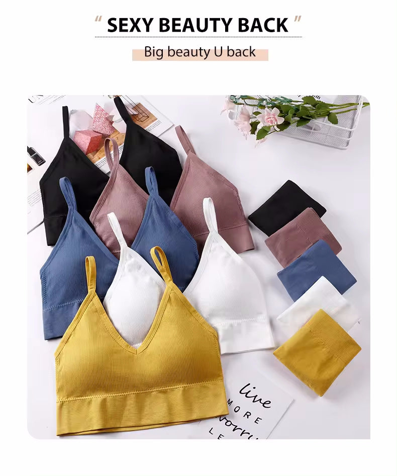 Seamless Cami Bra & Brief Set | Comfortable Everyday Lingerie – Velora Collection