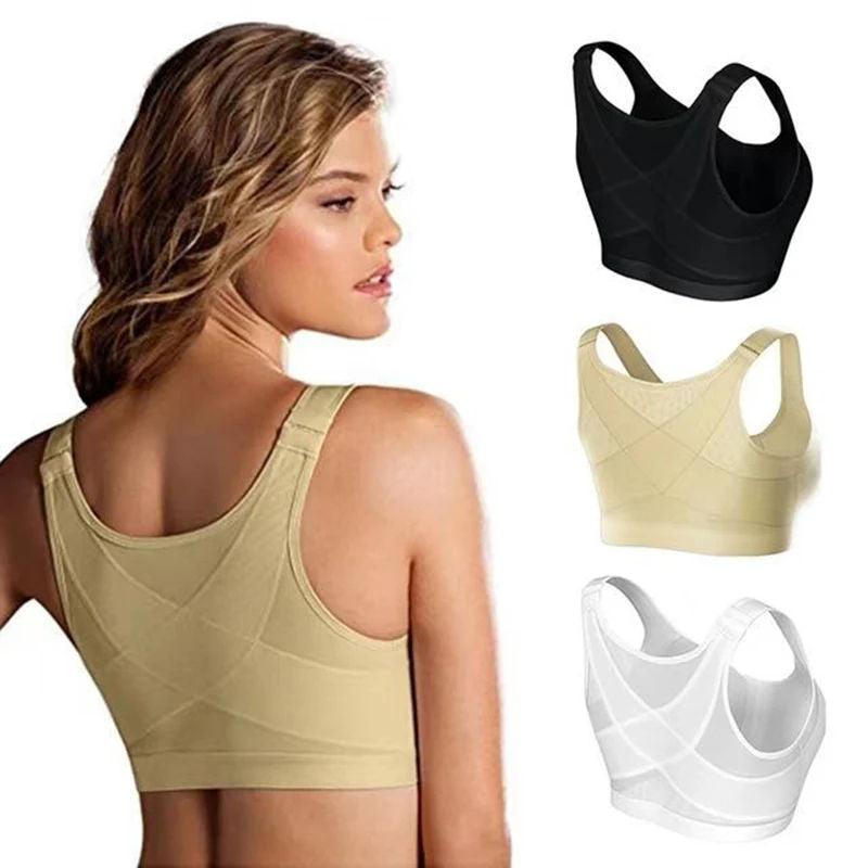 Women’s Front Closure Support Bra – Comfortable Everyday Bra