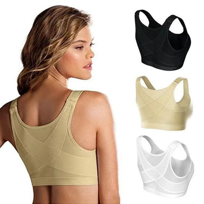 Women’s Front Closure Support Bra – Comfortable Everyday Bra