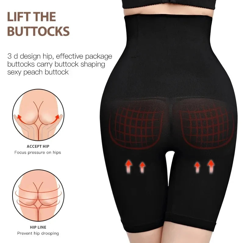 Women's High Waist Shaping Shorts | Tummy Control Body Shaper Underwear
