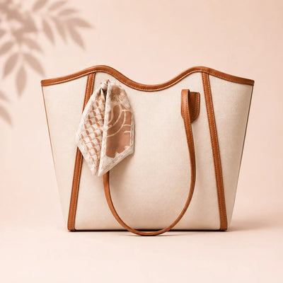 Women’s Canvas Tote Bag | Elegant Large Shoulder Handbag – Velora Collection VC-078