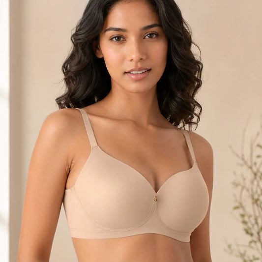 Women’s Cotton Padded Bra | Soft Supportive Everyday Bra – Velora Collection