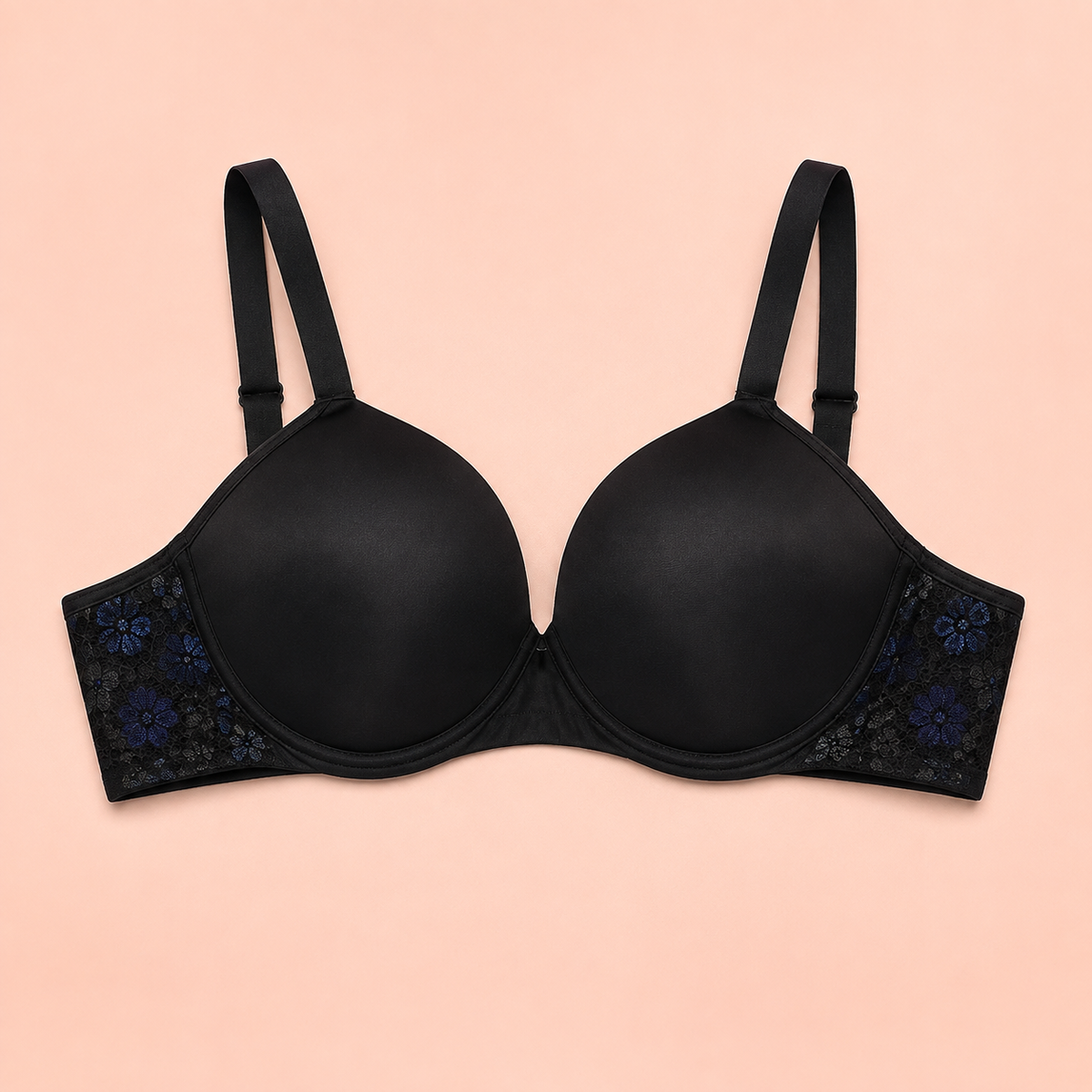 Padded Bra for Women | Stylish Floral Lace Support Bra – Velora Collection