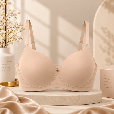 Women’s Cotton Padded Bra | Soft Supportive Everyday Bra – Velora Collection