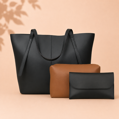 Women’s Tote Bag with Clutch Set | Stylish Shoulder Handbag – Velora Collection VC-054