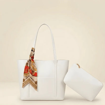 Women’s Tote Bag with Pouch | Modern Shoulder Bag – Velora Collection VC-049
