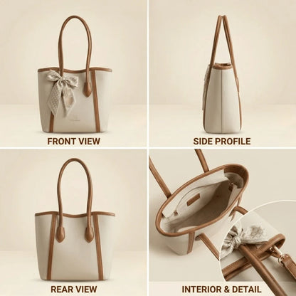Women’s Canvas Tote Bag | Elegant Large Shoulder Handbag – Velora Collection VC-078