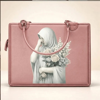 Floral Printed Faux Leather Tote Bag for Women | Everyday | Velora Collection
