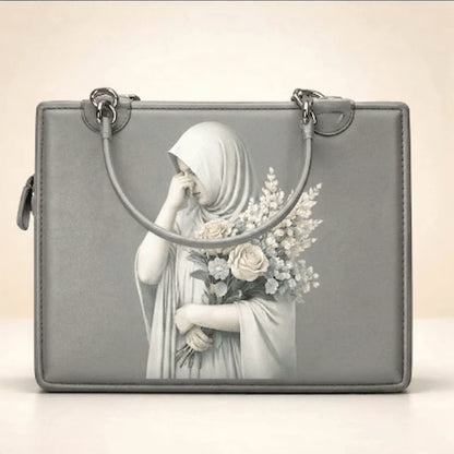Floral Printed Faux Leather Tote Bag for Women | Everyday | Velora Collection
