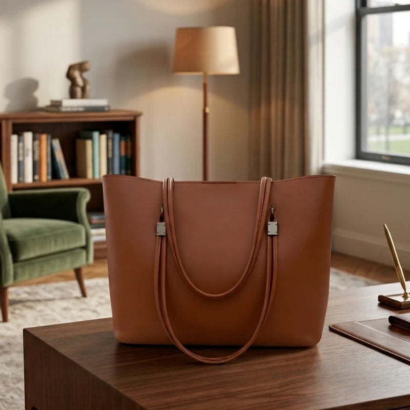 Vegan Leather Handbag | Stylish Everyday Shoulder Bag – Velora Collection VC-043