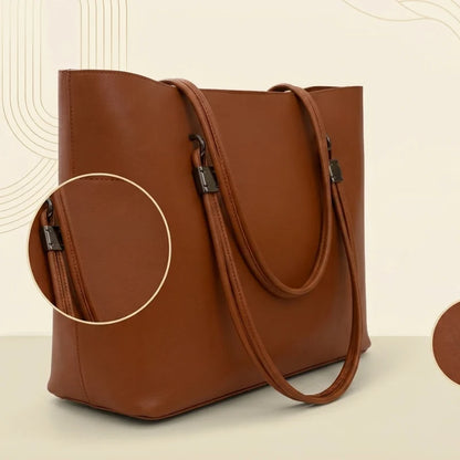 Vegan Leather Handbag | Stylish Everyday Shoulder Bag – Velora Collection VC-043