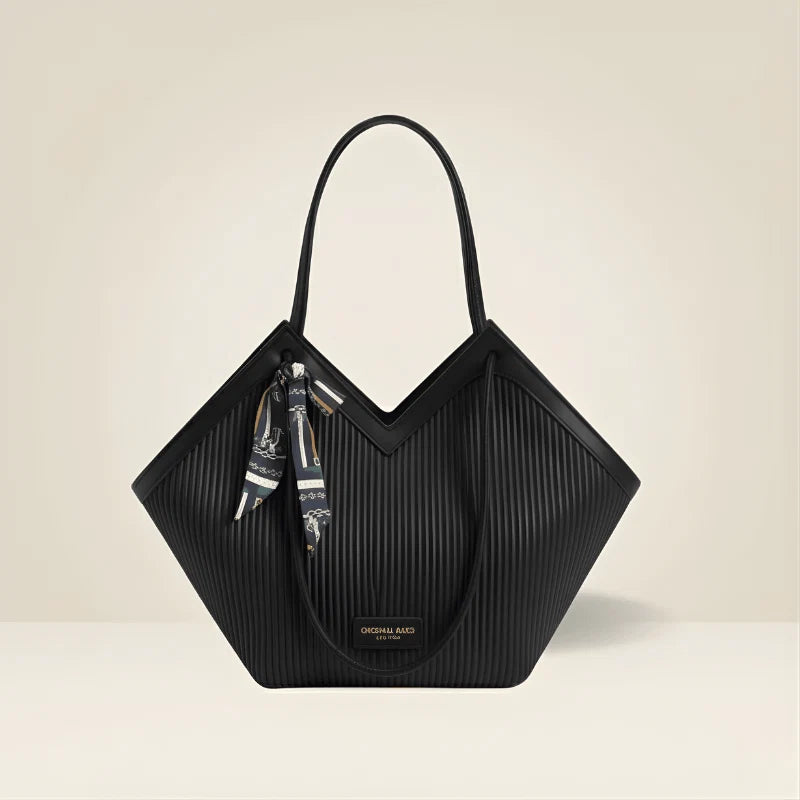 Women’s Pleated Shoulder Tote Bag | Stylish Handbag – Velora Collection VC-045