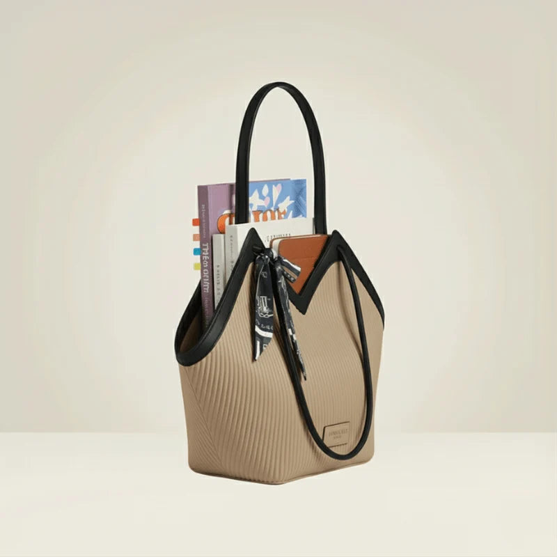 Women’s Pleated Shoulder Tote Bag | Stylish Handbag – Velora Collection VC-045