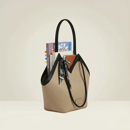 Women’s Pleated Shoulder Tote Bag | Stylish Handbag – Velora Collection VC-045