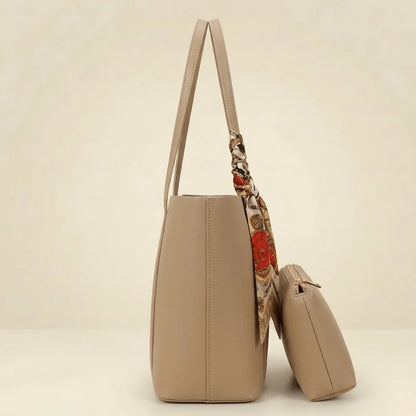 Women’s Tote Bag with Pouch | Modern Shoulder Bag – Velora Collection VC-049