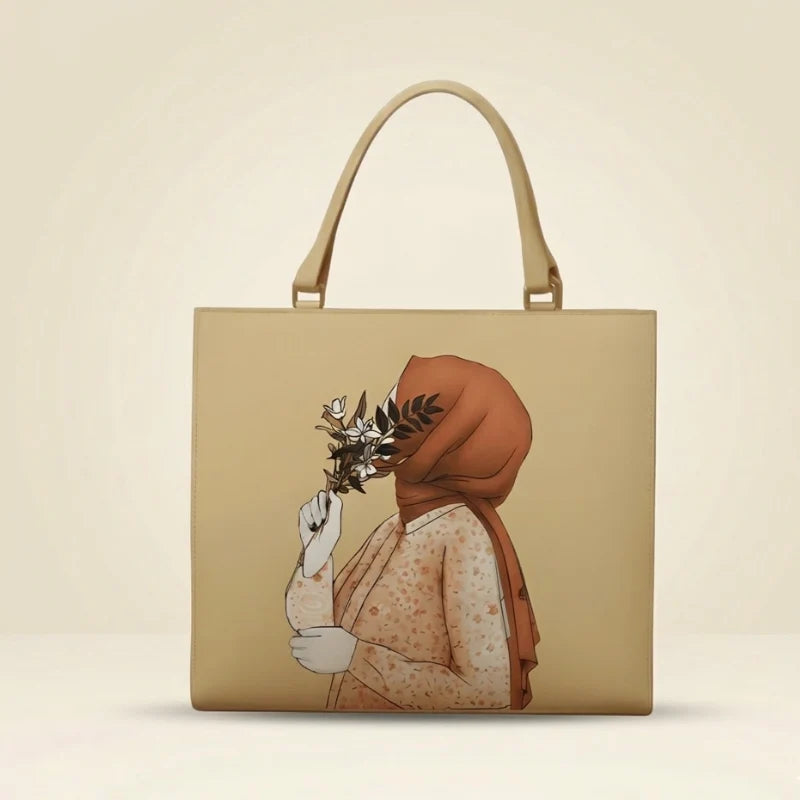 Women’s Printed Tote Bag | Stylish Large Shoulder Handbag | Velora Collection