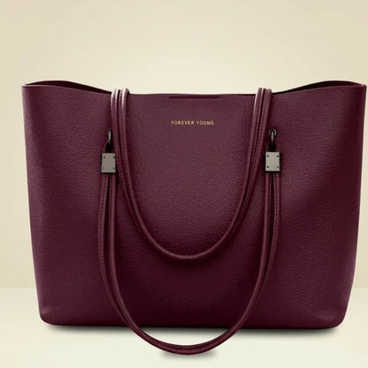 Vegan Leather Handbag | Stylish Everyday Shoulder Bag – Velora Collection VC-043