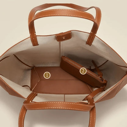 Women's Pleated Shoulder Tote Bag | Stylish Everyday Tote , Velora Collection VC-048