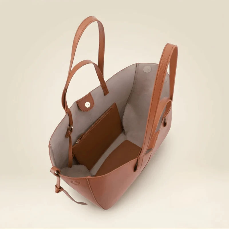 Women's Pleated Shoulder Tote Bag | Stylish Everyday Tote , Velora Collection VC-048