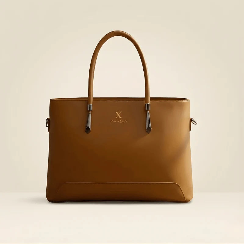 Women’s Leather Tote Handbag | Elegant Large Shoulder Bag | Velora Collection