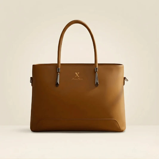 Women’s Leather Tote Handbag | Elegant Large Shoulder Bag | Velora Collection
