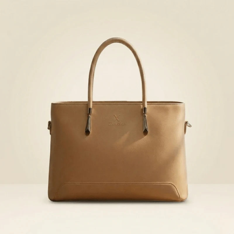 Women’s Leather Tote Handbag | Elegant Large Shoulder Bag | Velora Collection