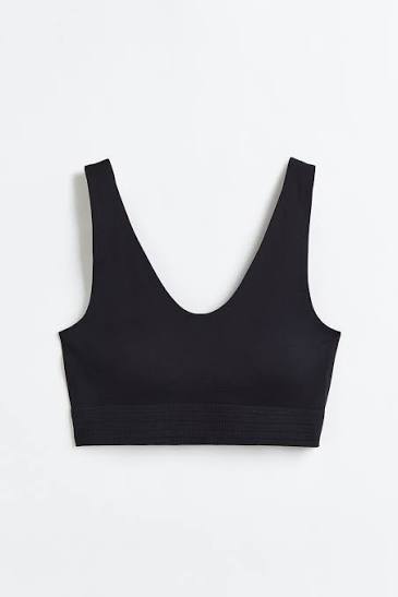 Women’s Black Sports Bra – Comfortable Support & Activewear