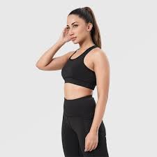 Women’s Black Sports Bra – Comfortable Support & Activewear